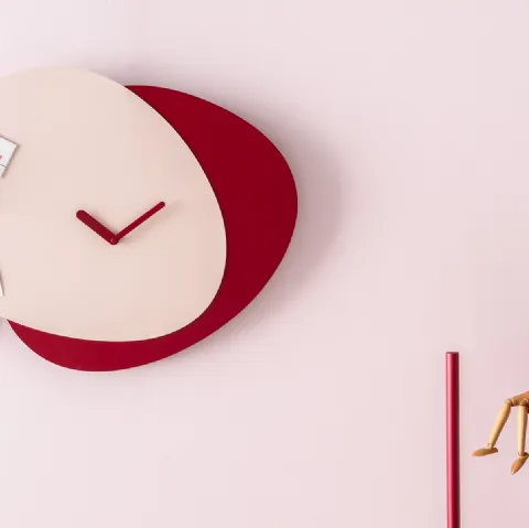 Orologio in alluminio bicolore Allora di Calligaris