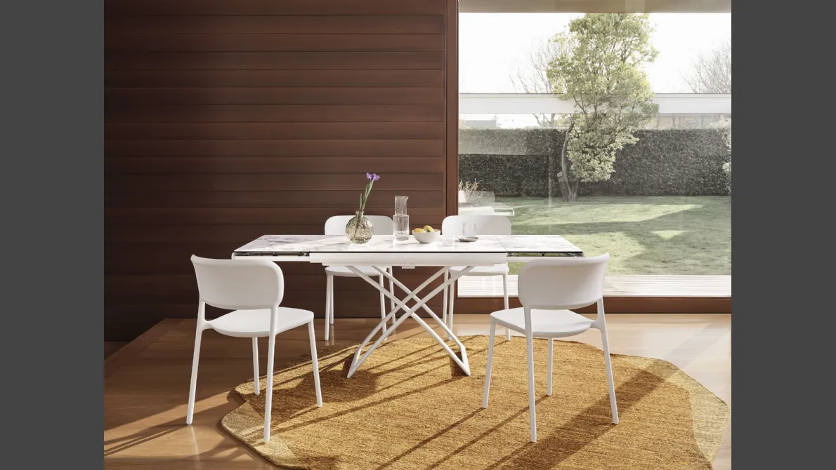 Tavolino allungabile e regolabile Dakota di Calligaris