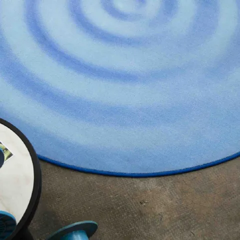 Tappeto con disegno stampato Drop Carpet di Besana Moquette