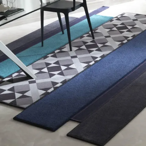 Tappeto a strisce con lunghezze diverse Portobello di Besana Moquette