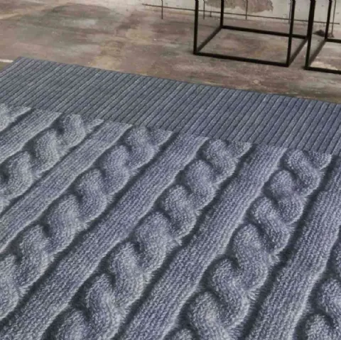 Tappeto grigio perla Pullover di Besana Moquette