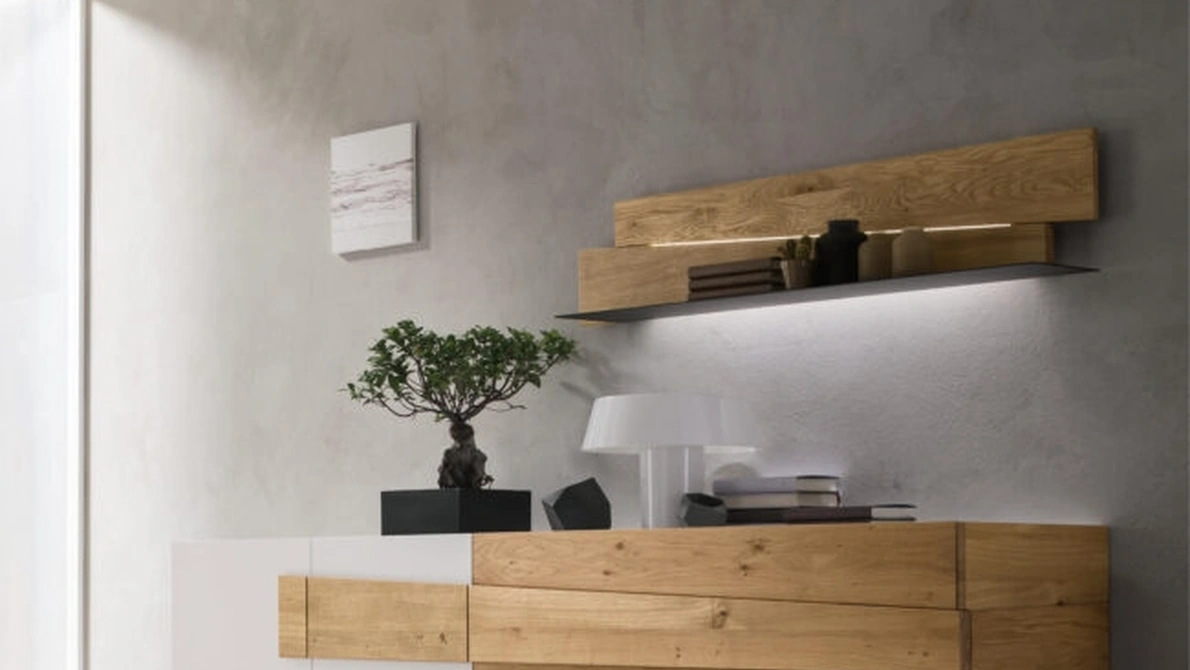 Mensola Scuderia in metallo e legno di Maronese