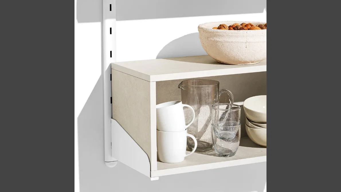 Mensole in metallo e melaminico Shelfy di Connubia
