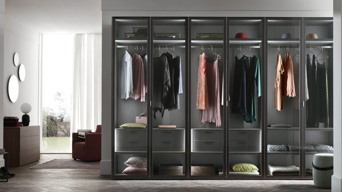 Armadio con anta battente Glax di Maronese