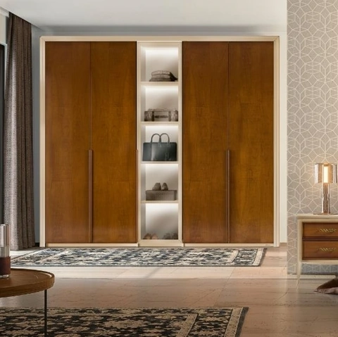 Armadio componibile con ante battenti Universo di Le Fablier