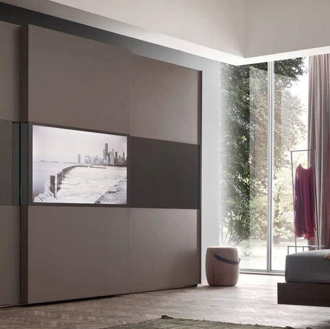 Armadio con TV Planblog3 di Maronese