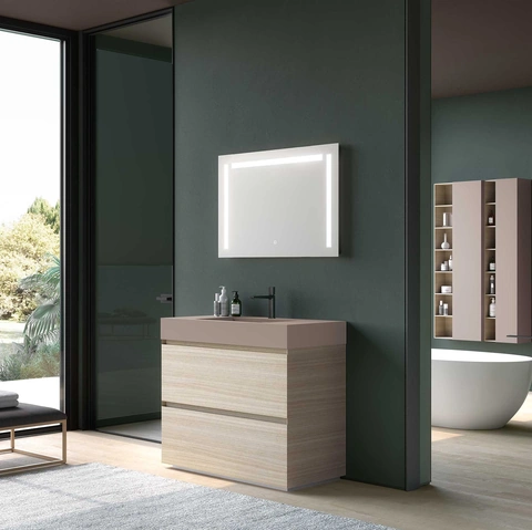 Mobile da Bagno Block System Syntesi Box C24 di Baxar