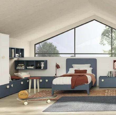 Cameretta componibile Golf C111 in melaminico di Colombini Casa