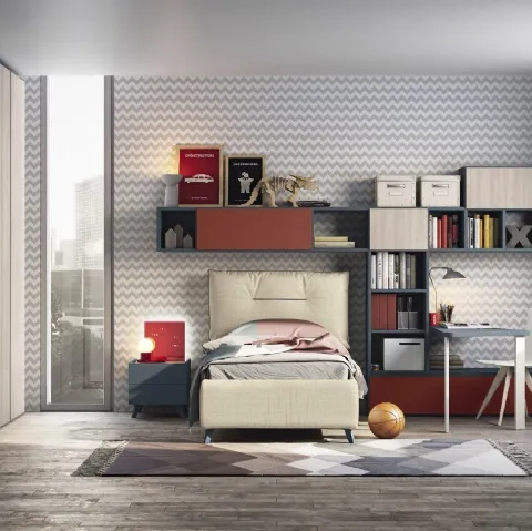 Cameretta componibile Golf C112 in melaminico di Colombini Casa