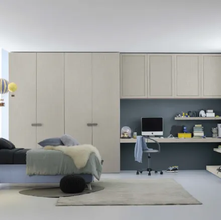 Cameretta componibile Golf C120 in melaminico di Colombini Casa