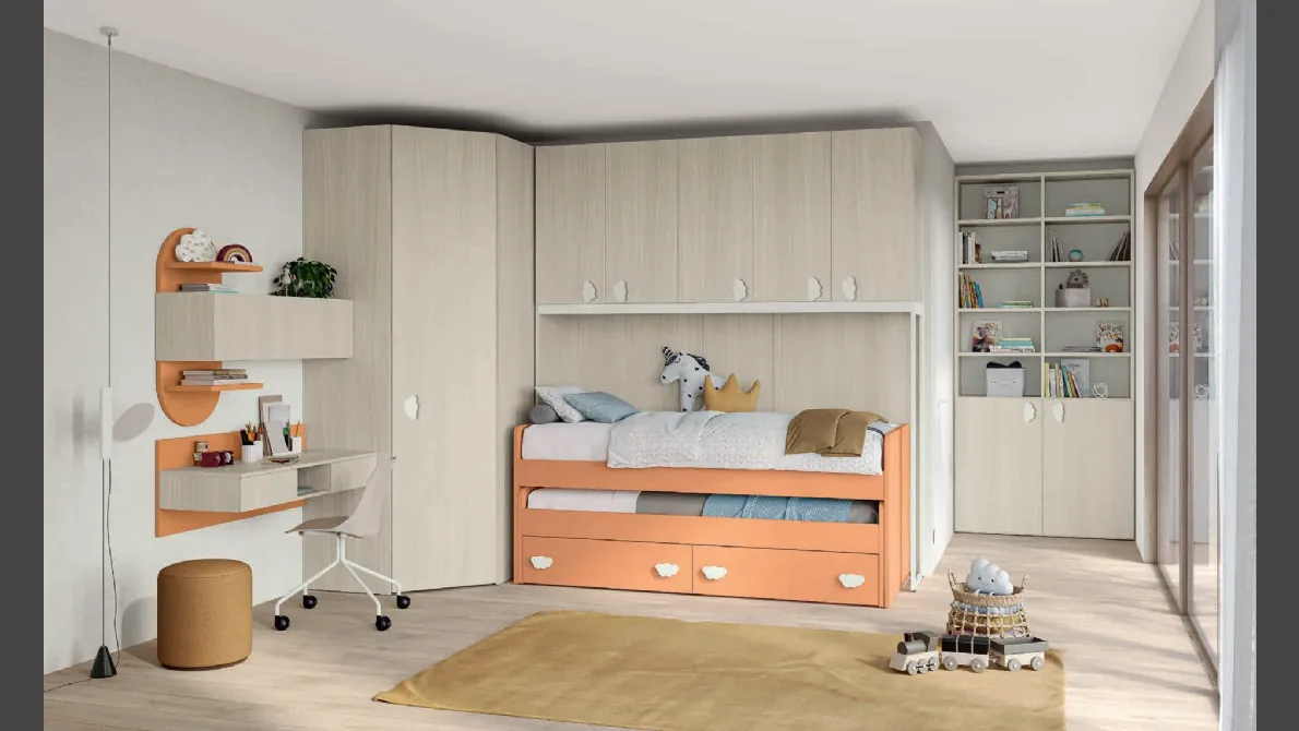 Cameretta a ponte Volo Kid C026 di Colombini Casa