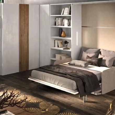 Letto a scomparsa Casanova composizione 4009 di 2B Italia