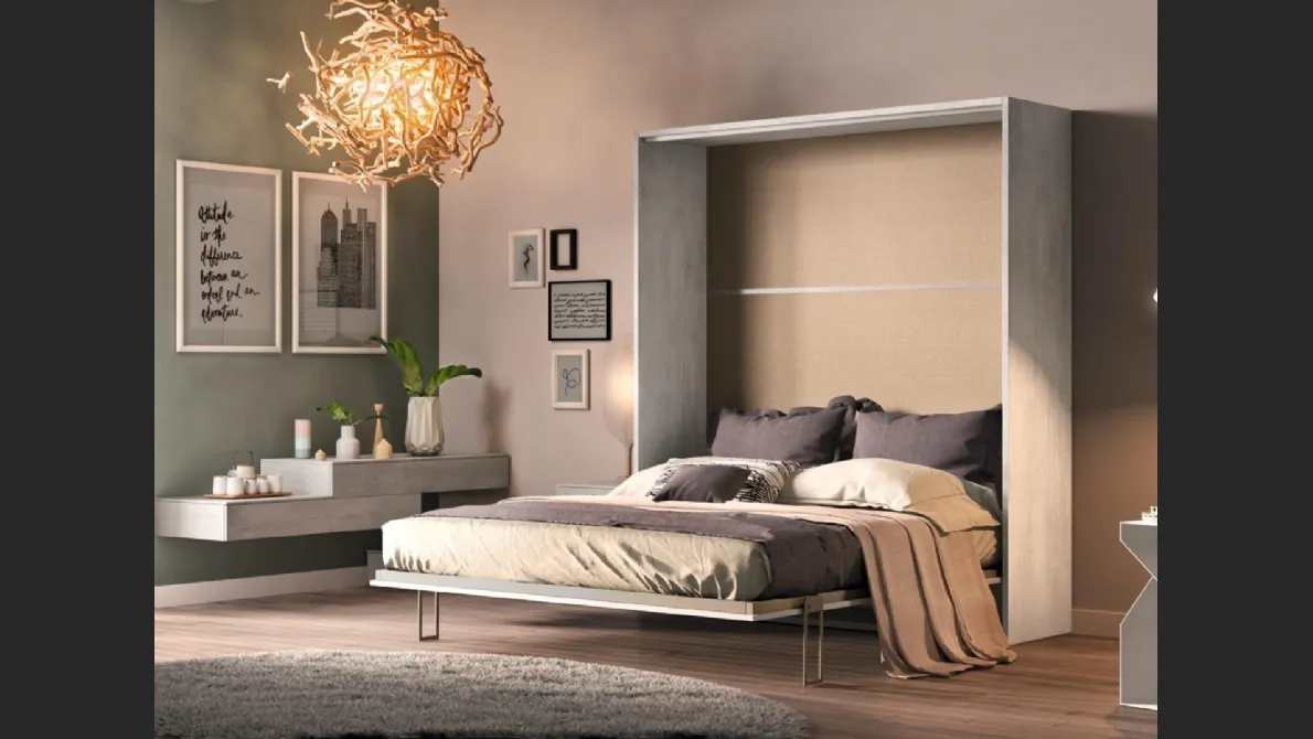 Letto a scomparsa Casanova composizione 4010 di 2B Italia