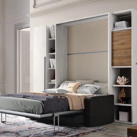 Letto a scomparsa Casanova composizione 4013 di 2B Italia