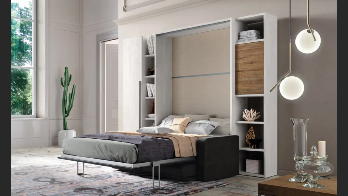 Letto a scomparsa Casanova composizione 4013 di 2B Italia
