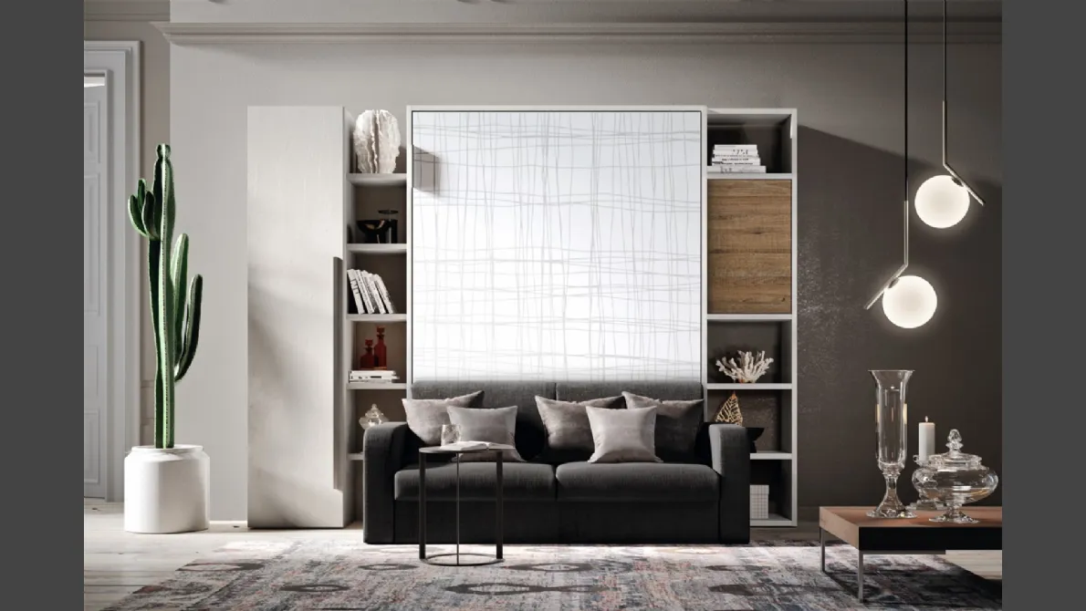 Letto a scomparsa Casanova composizione 4013 di 2B Italia