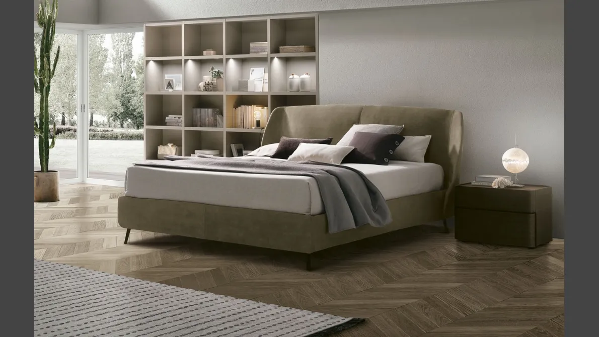 Letto con box contenitore Altea di Tomasella