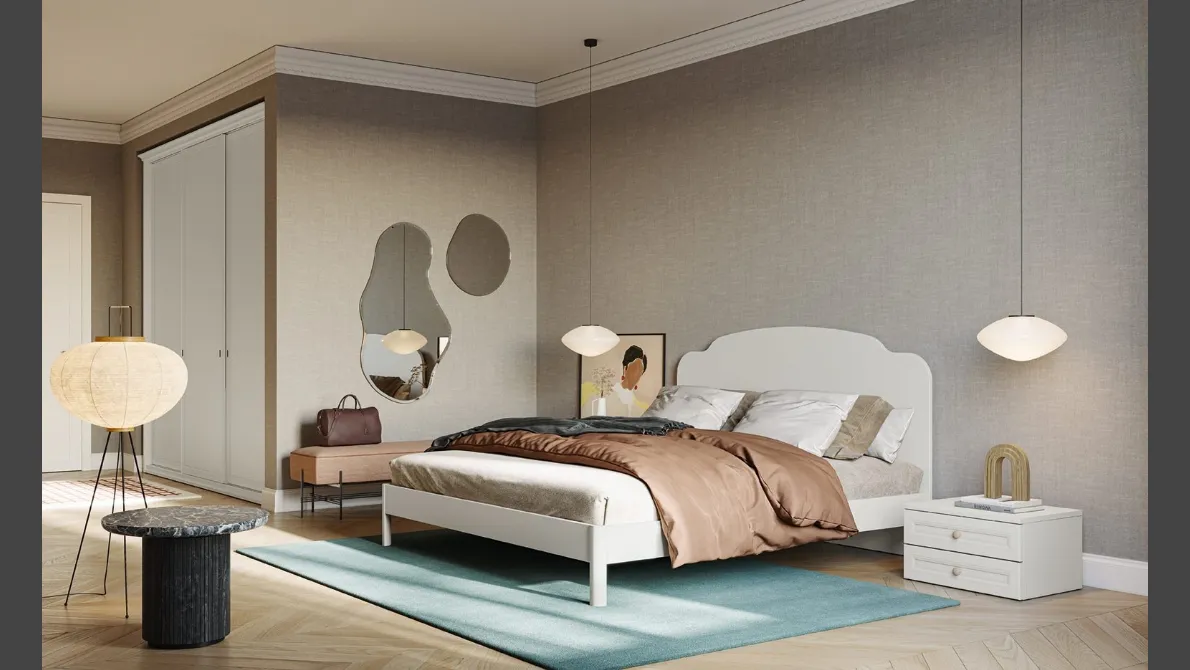 Letto con testiera Arcadia Aida di Colombini Casa