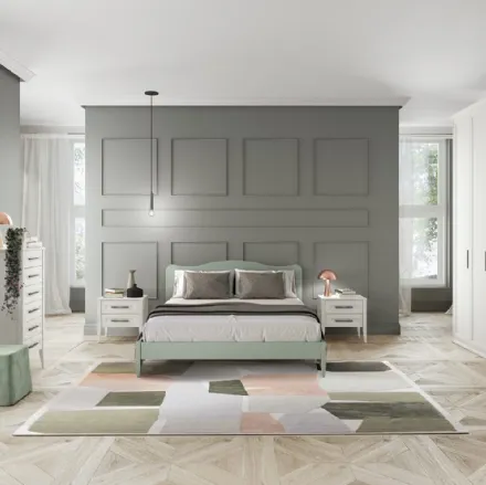 Letto con testiera Arcadia Gabry di Colombini Casa