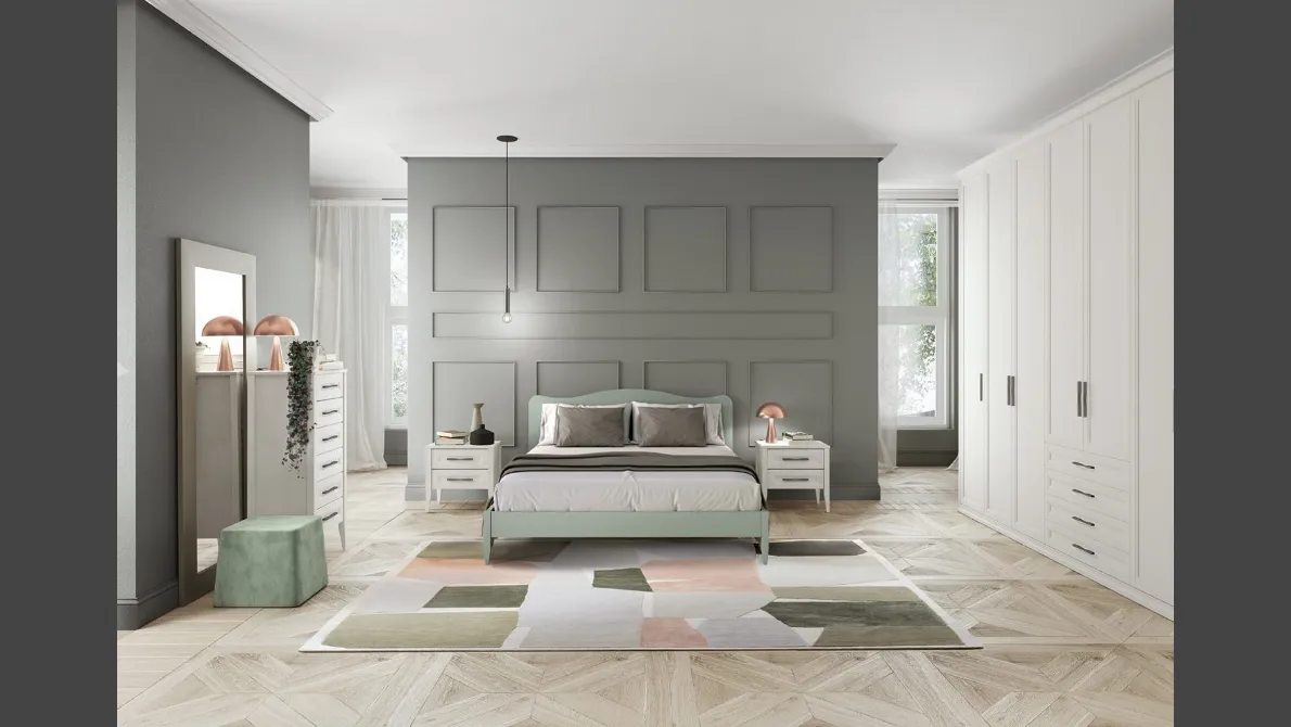 Letto con testiera Arcadia Gabry di Colombini Casa