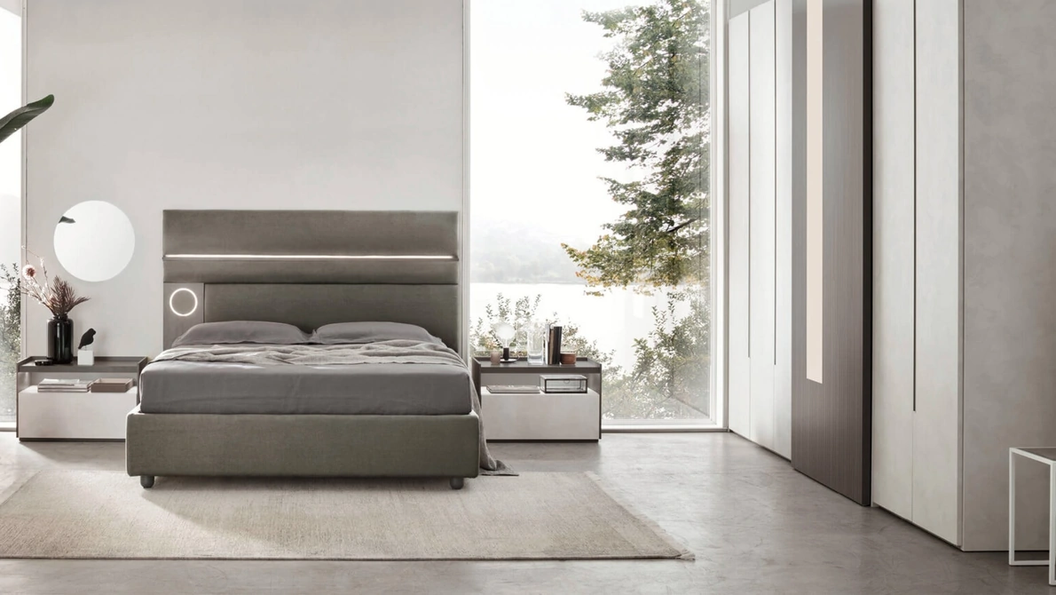 Letto Bumpy Imbottito di Maronese