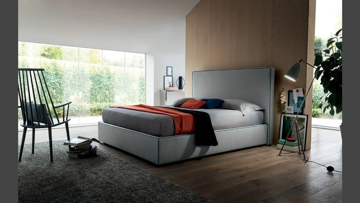 Letto con testiera Charles di Felis
