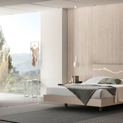 Letto Flash con testiera di Maronese