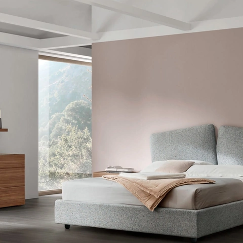 Letto imbottito Love di Maronese