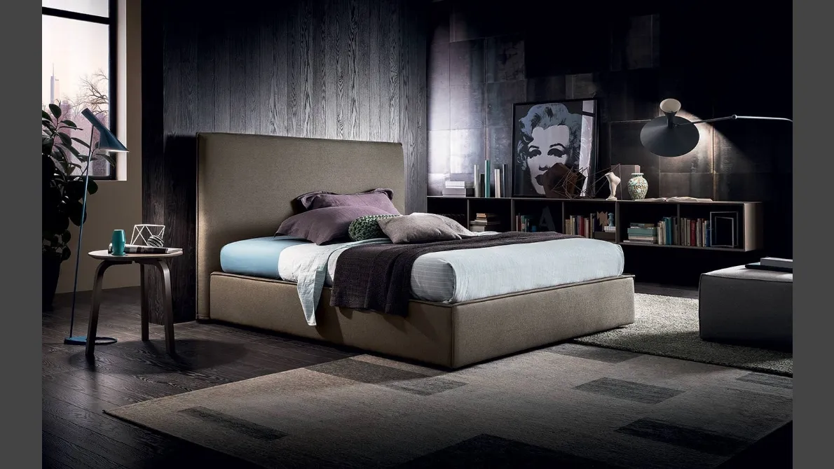 Letto in tessuto Miller di Felis