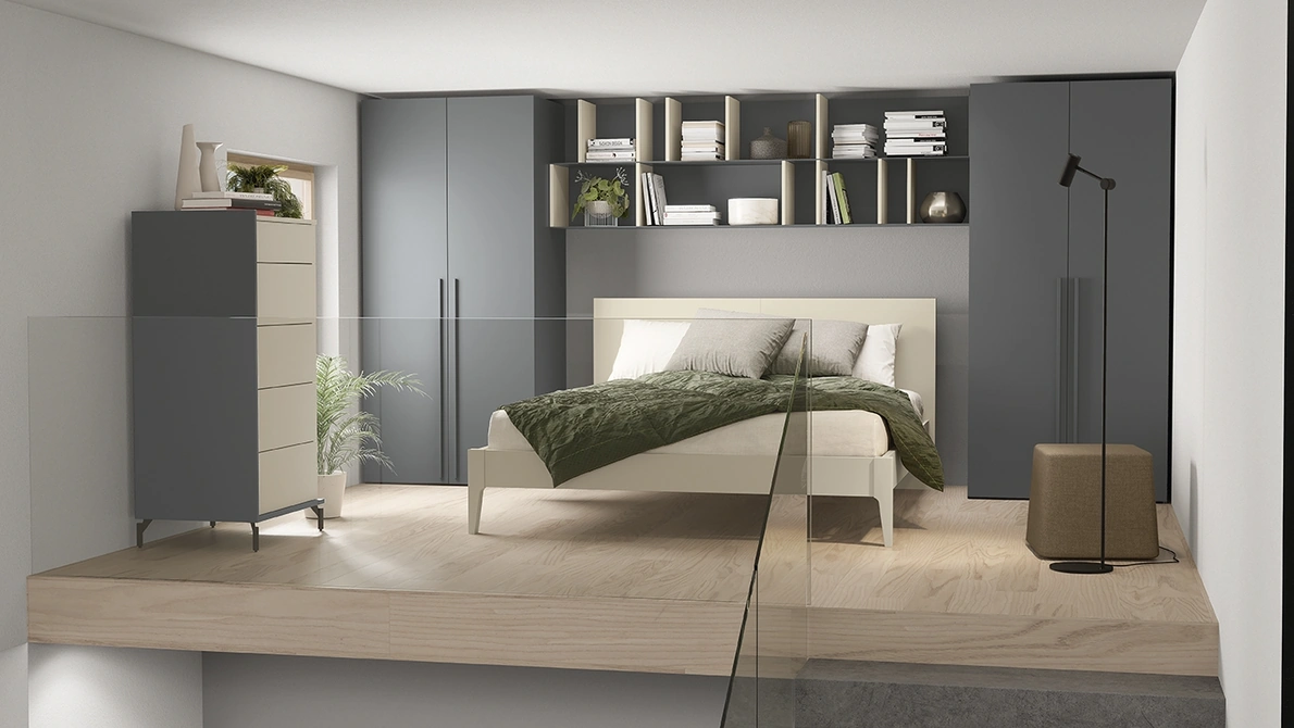 Letto matrimoniale Mushy di Colombini Casa