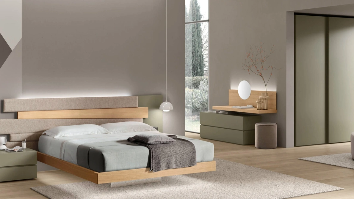 Letto in legno Scudo di Maronese