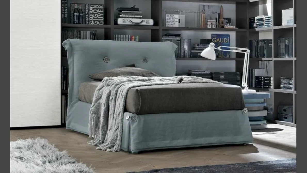 Letto singolo con testiera Amami di Tomasella