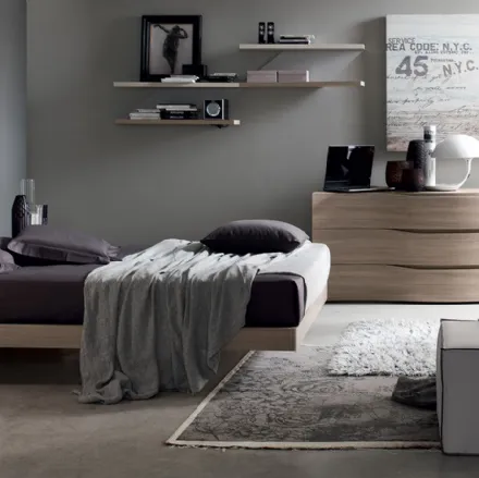 Letto matrimoniale con testiera Viki di Maronese Acf