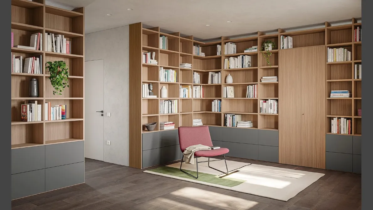 Libreria Utility Golf Infinity U04 di Colombini Casa