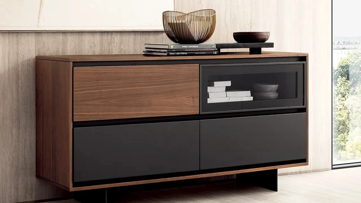Madia in legno e laccato Astra di Le Fablier