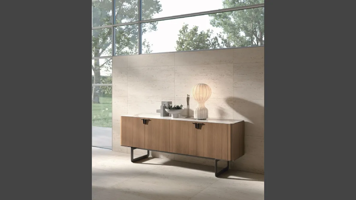 Madia Pandora in materico rovere cognac di Tomasella