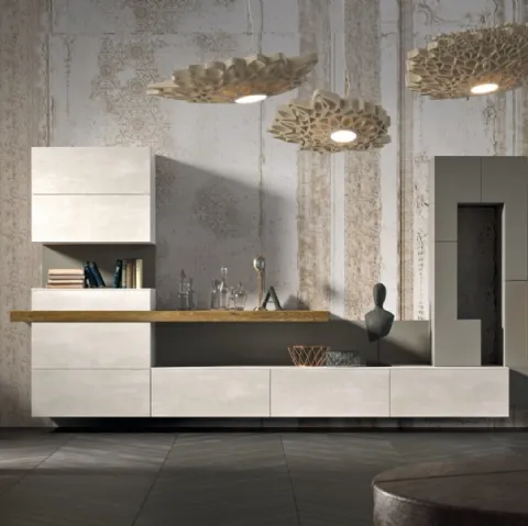 Parete Attrezzata sospesa Club36 Elite 5017 di 2B Italia