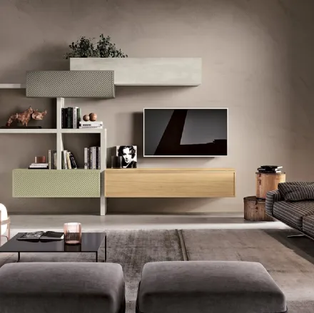 Parete Attrezzata 36Home composizione 7005 di 2B Italia