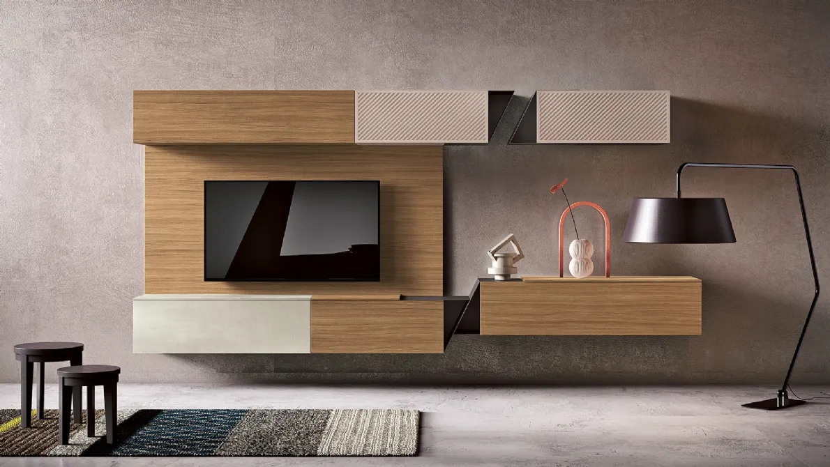 Parete Attrezzata 36Home  composizione 7007 di 2B Italia