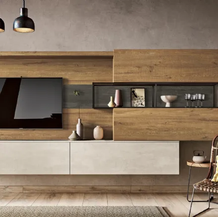 Parete Attrezzata 36Home composizione 7012 di 2B Italia