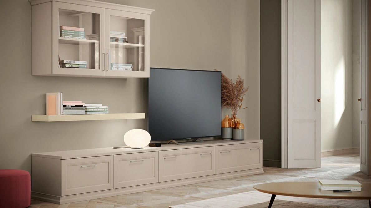 Parete Attrezzata Arcadia AS010 di Colombini Casa