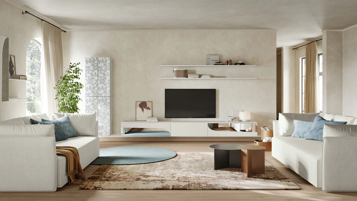 Parete Attrezzata Eclettica EG004 di Colombini Casa