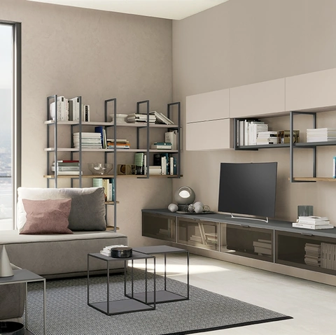 Parete Attrezzata Golf Contract A03 di Colombini Casa