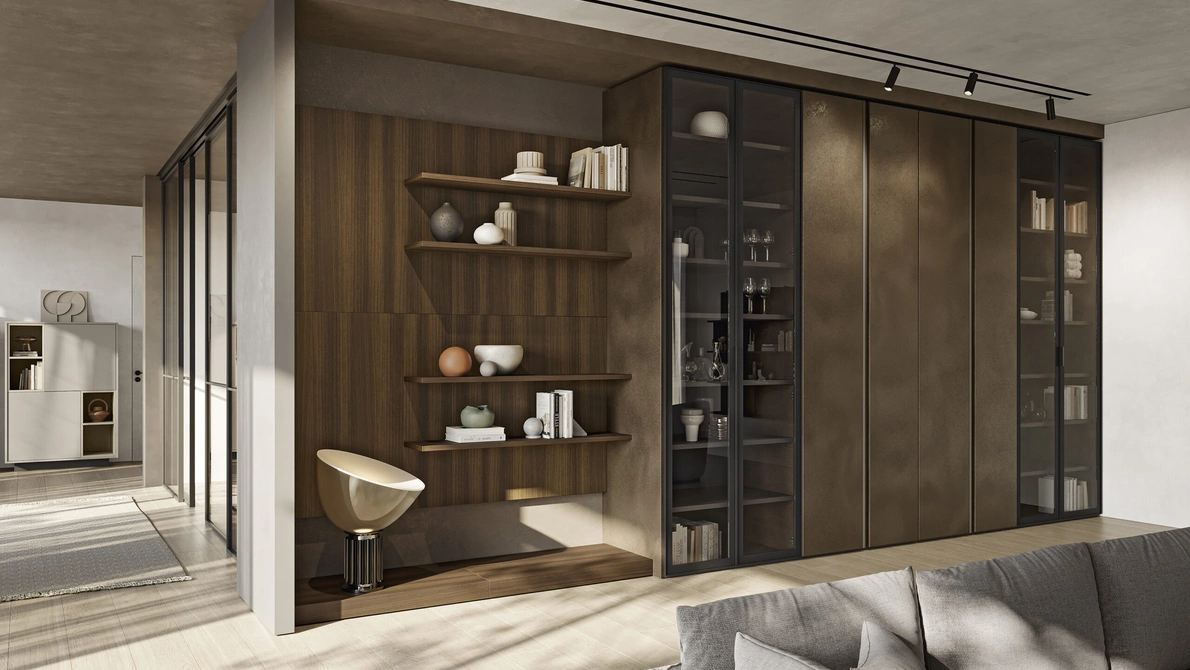 Parete Attrezzata Night & Day L02NS di Colombini Casa