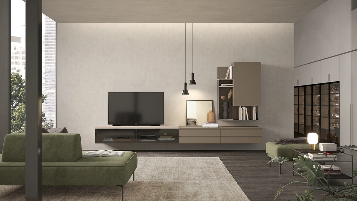 Parete Attrezzata Night & Day L11 di Colombini Casa