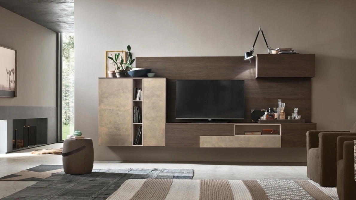 Parete Attrezzata Seta Comp SA2218 di Maronese