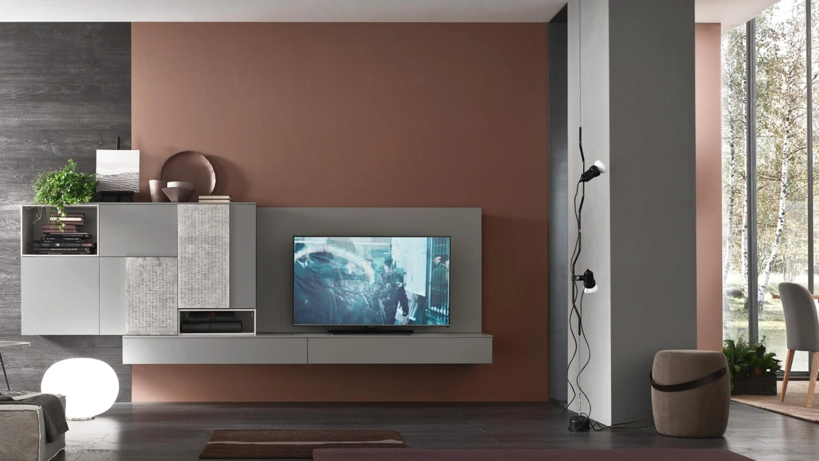 Parete Attrezzata Seta Comp SA2219 di Maronese