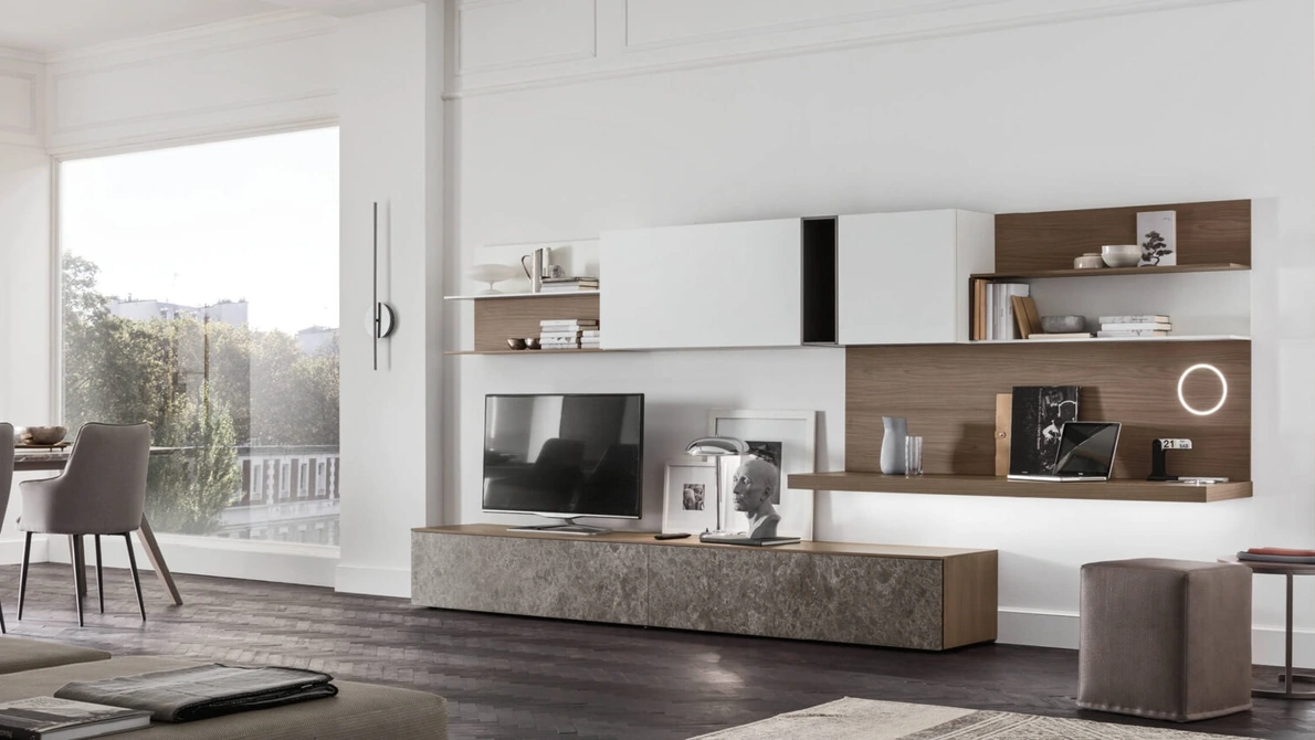 Parete Attrezzata Seta Comp SA2230 di Maronese