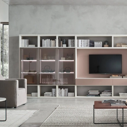 Parete Attrezzata Sistema Spalla Comp SA2202 di Maronese