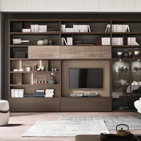 Parete Attrezzata Sistema Spalla Comp SA2221 di Maronese